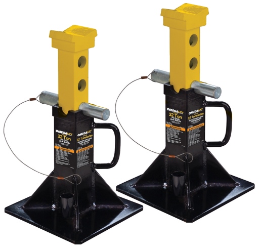 Omega 32225B 22 Ton Pin Style Safety Stands